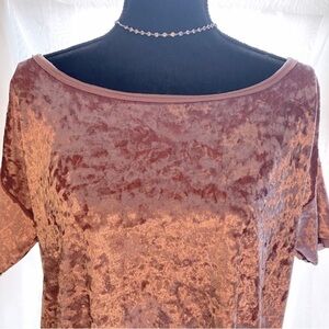 NEW•Zen Bohemian La Vie En Rose’ Vintage Elegant Velvet Top•1X-2X
